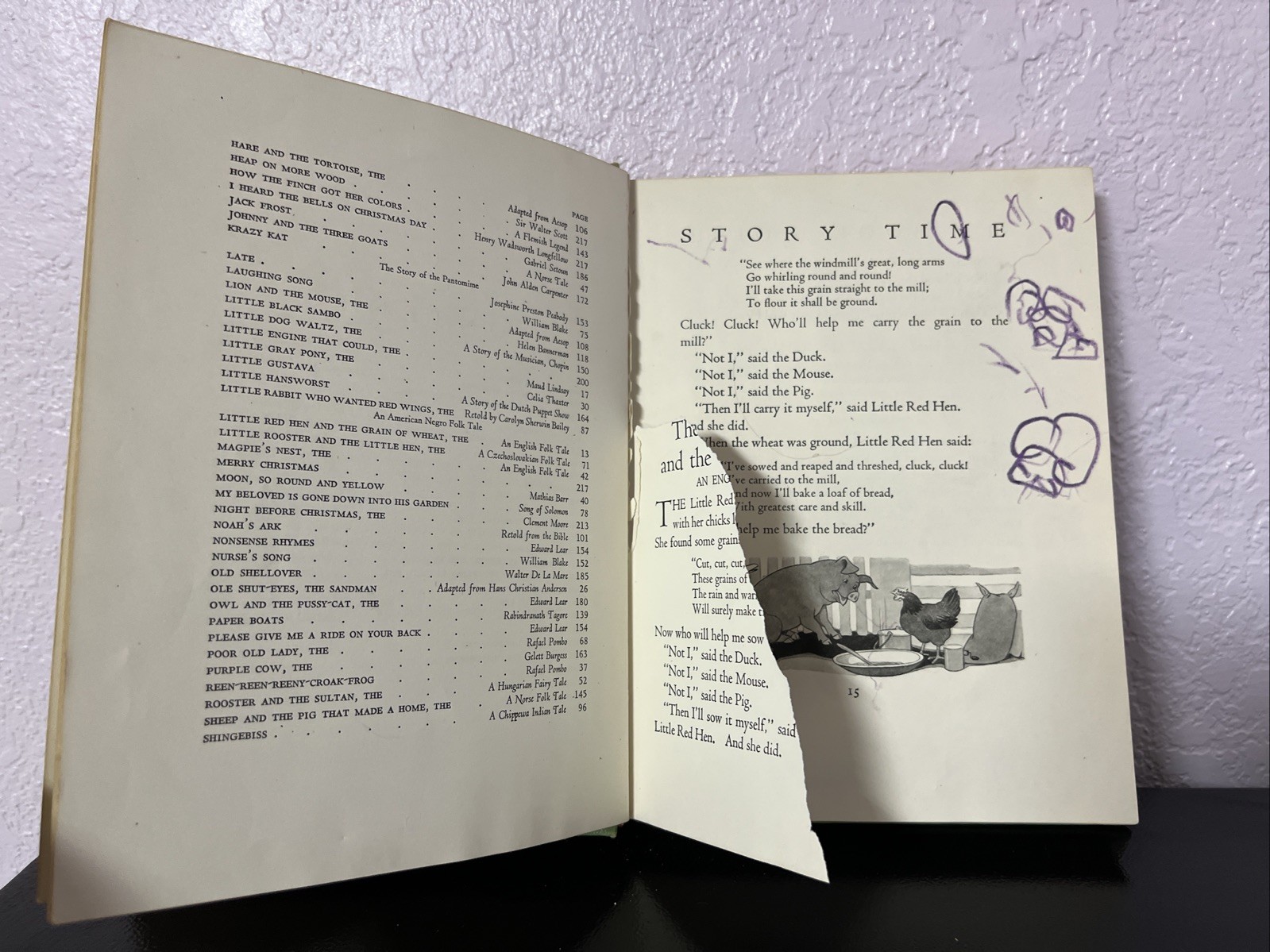 Story Time – My Book House – Vintage 1963 Volume 2 Best Vintage Illustration