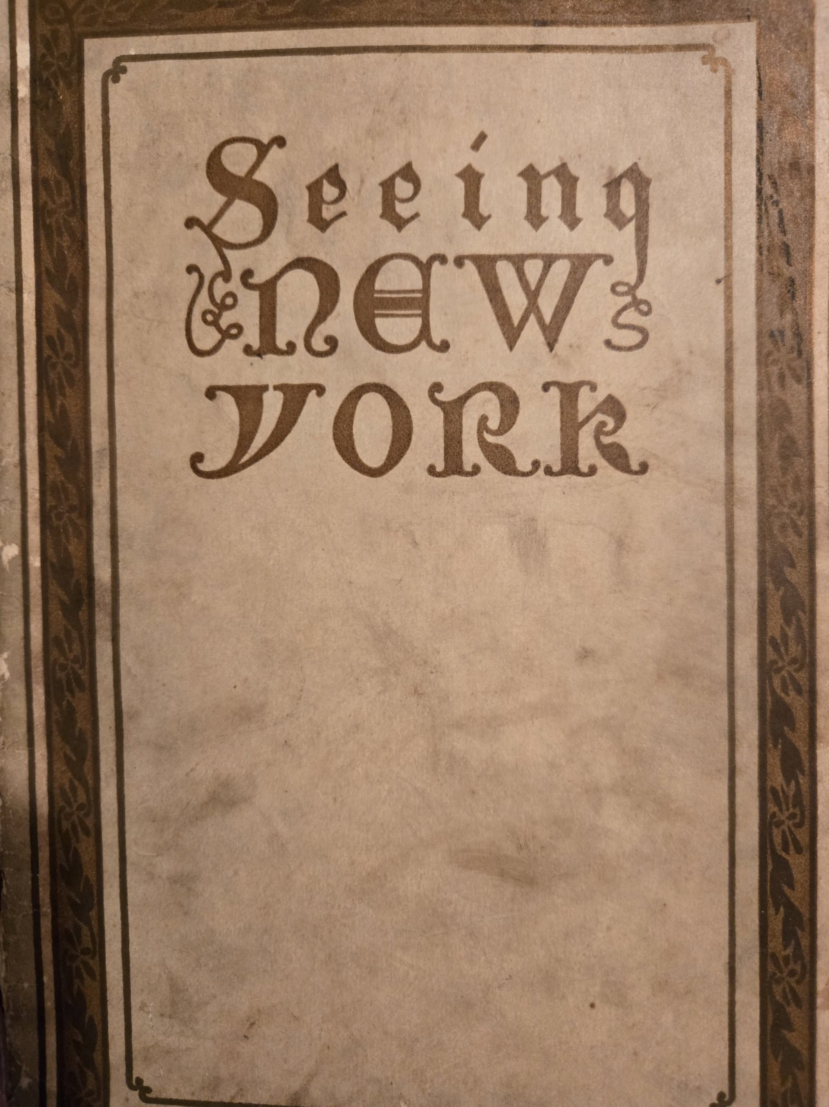 Seeing New York 1906 Souvenir Tour Guide History Photos Sights