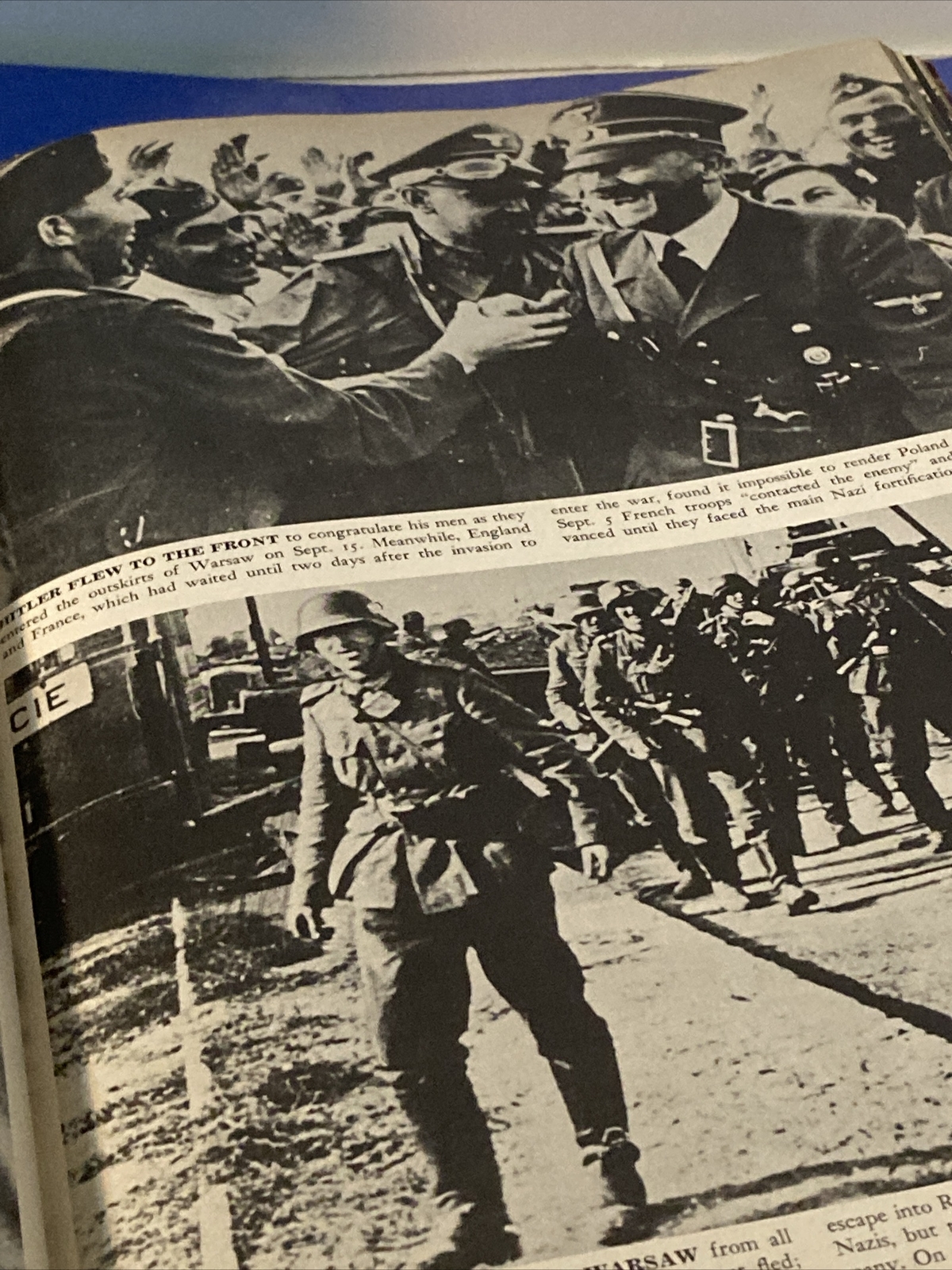 Vintage Set 2 – Volumes I & 2 World War II In Pictures – Hardcovers – 1945