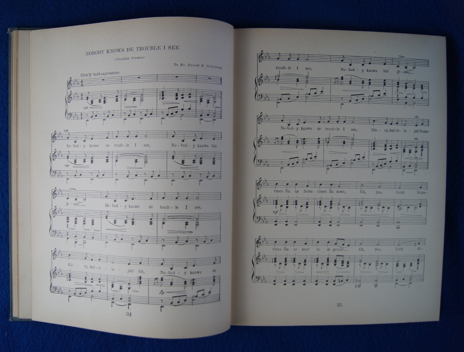 The Second Book Of Negro Spirituals 1926 James & Rosemand Johnson 1st Ed ?