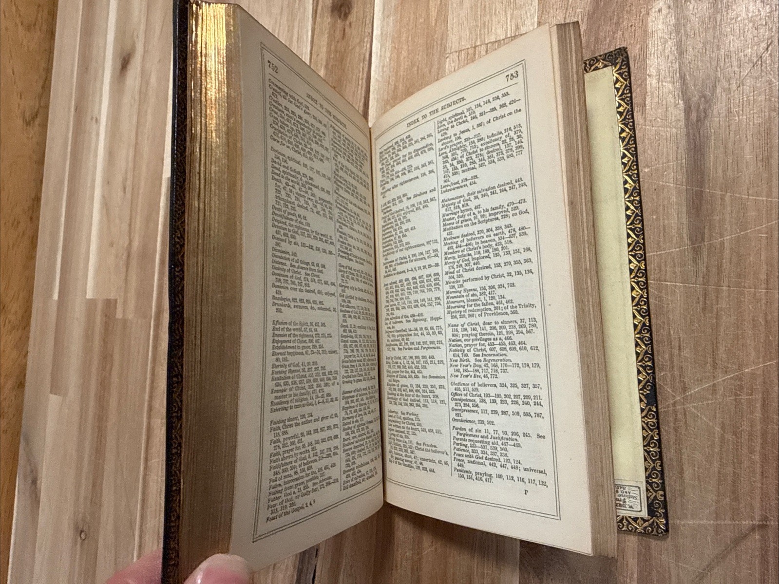 c1860 JOHN WESLEY HYMN BOOK fine binding LEATHER antique METHODIST hymns