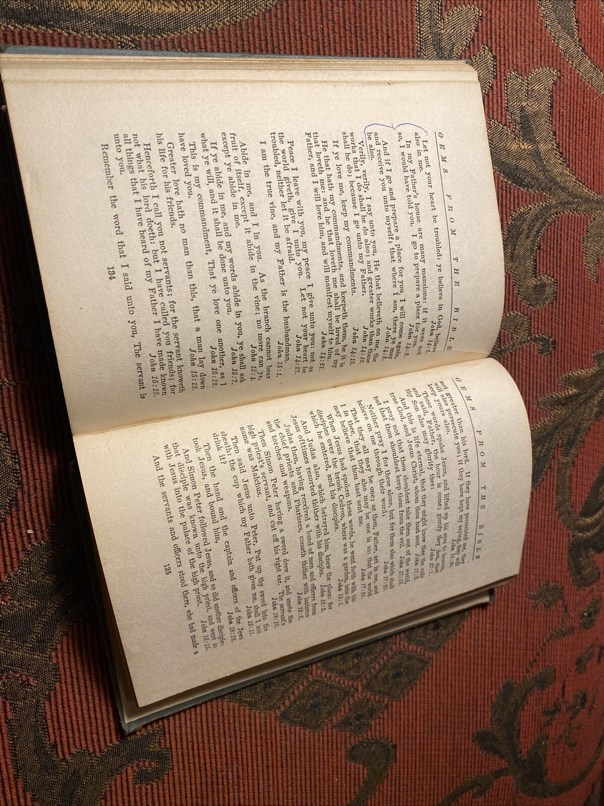 Gems From The Bible by The Christian Herald Hardcover 1915