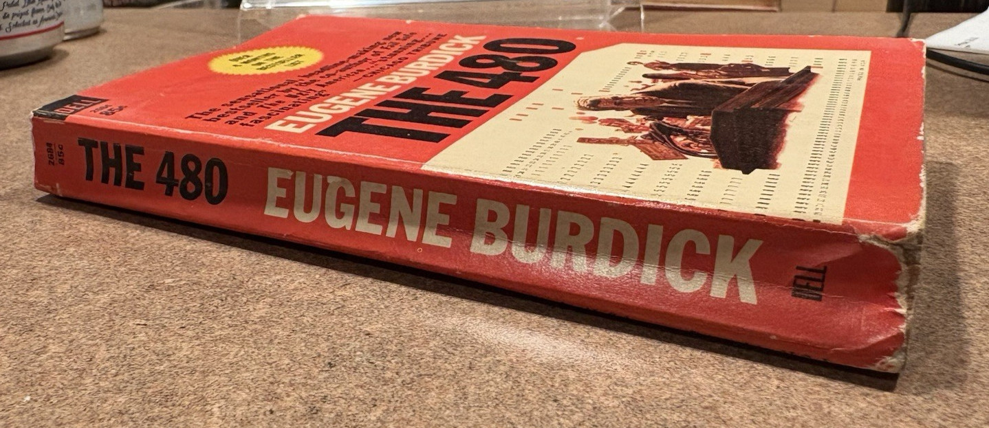 The 480 by Eugene Burdick – Acceptable-Good – VINTAGE Paperback