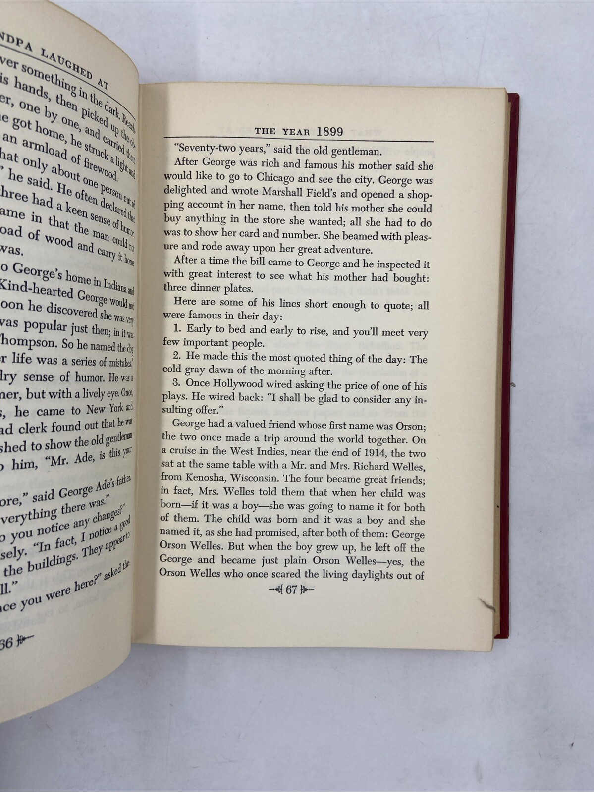What Grandpa Laughed At Homer Croy 1948 Duell,Sloan and Pearce – Good