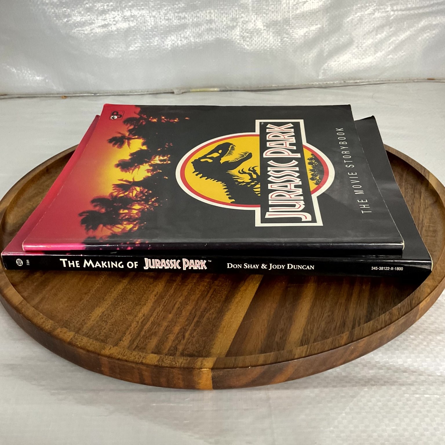 Lot of 2 The Making of Jurassic Park Movie Don Shay Jody Duncan 1993 First Ed