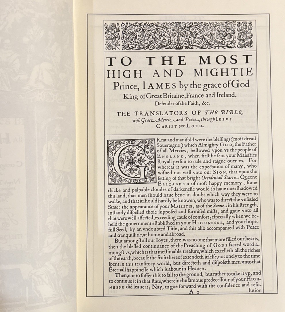1611 KJV Holy Bible 400th Anniversary 2008 Bible Museum Facsimile