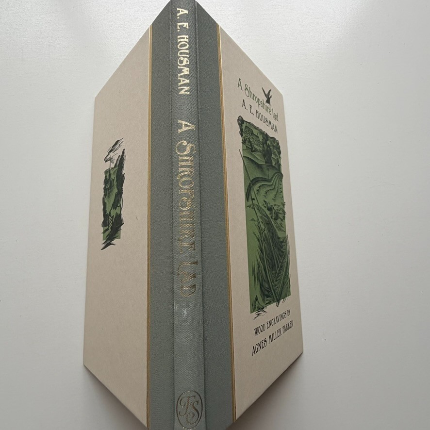 2014 Shropshire Lad A.E. Housman Folio Society Agnes Miller Parker Engravings