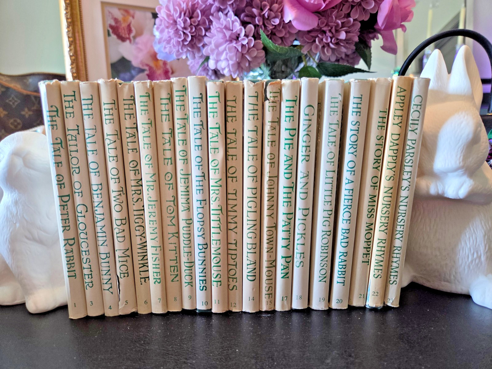 Vintage Beatrix Potter 20 Book Lot Frederick Warne HC w/Dust Jackets Rare