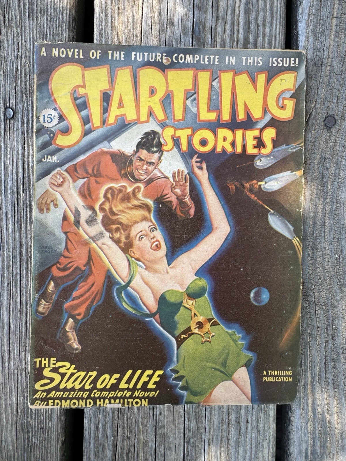 FUTURE SCIENCE FICTION • FANTASTIC STORY • STARTLING STORIES • PLANET STORIES