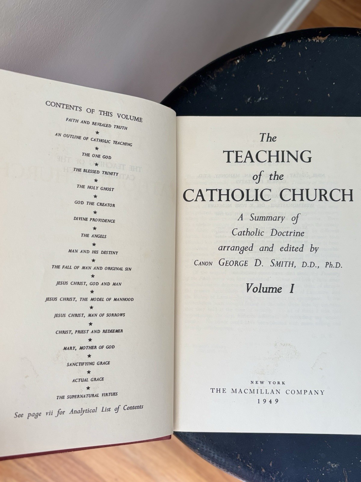 VTG 1949 The Teaching Of The Catholic Church George D Smith Volume I &II Box Set