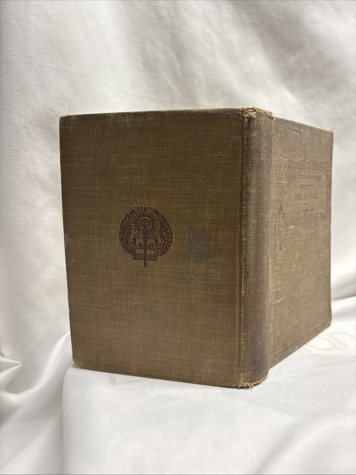 Ivanhoe Sir Walter Scott Book 1899 Schreiber American Book Co. Vtg