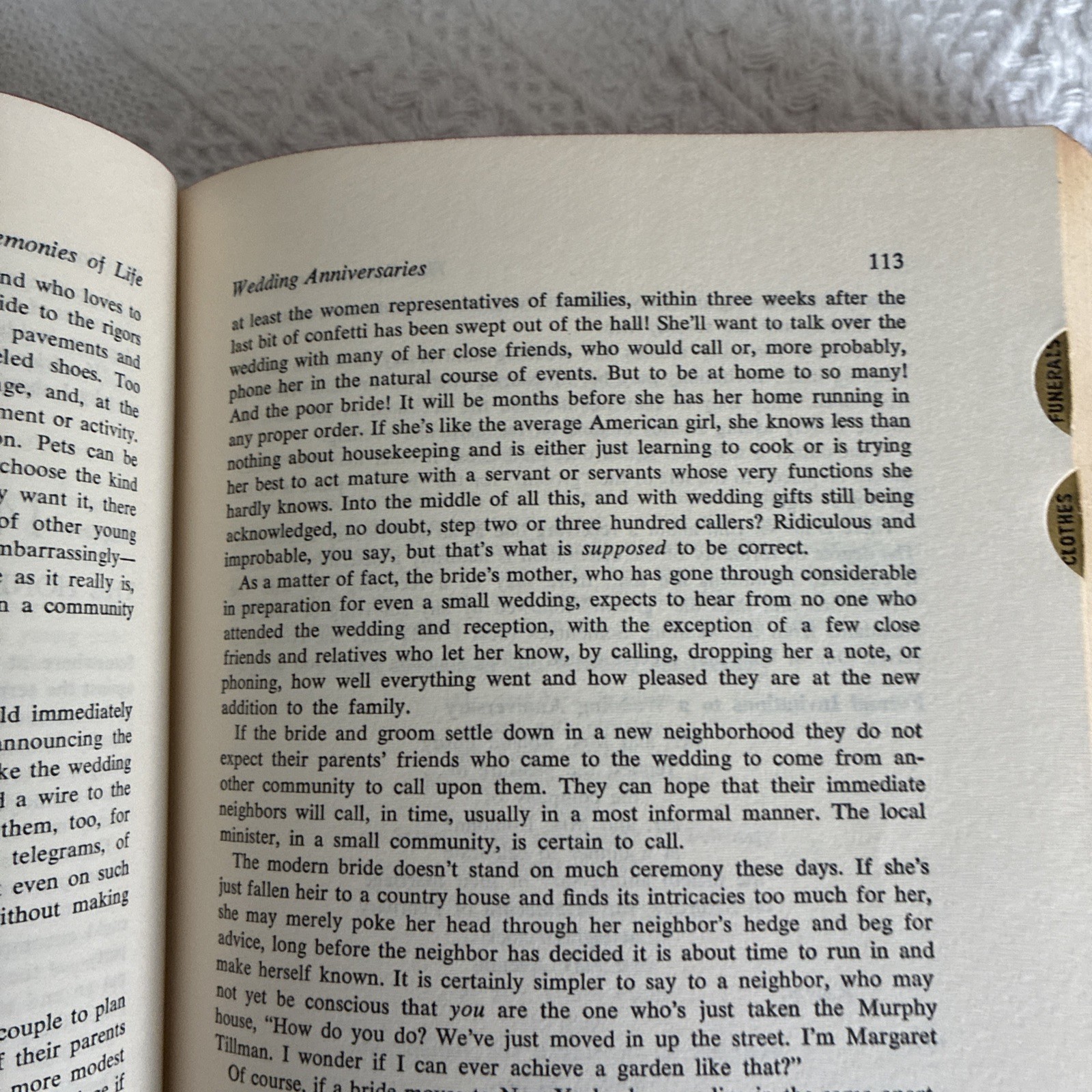 Amy Vanderbilt’s New Complete Book of Etiquette, Copyright 1967 Doubleday HC