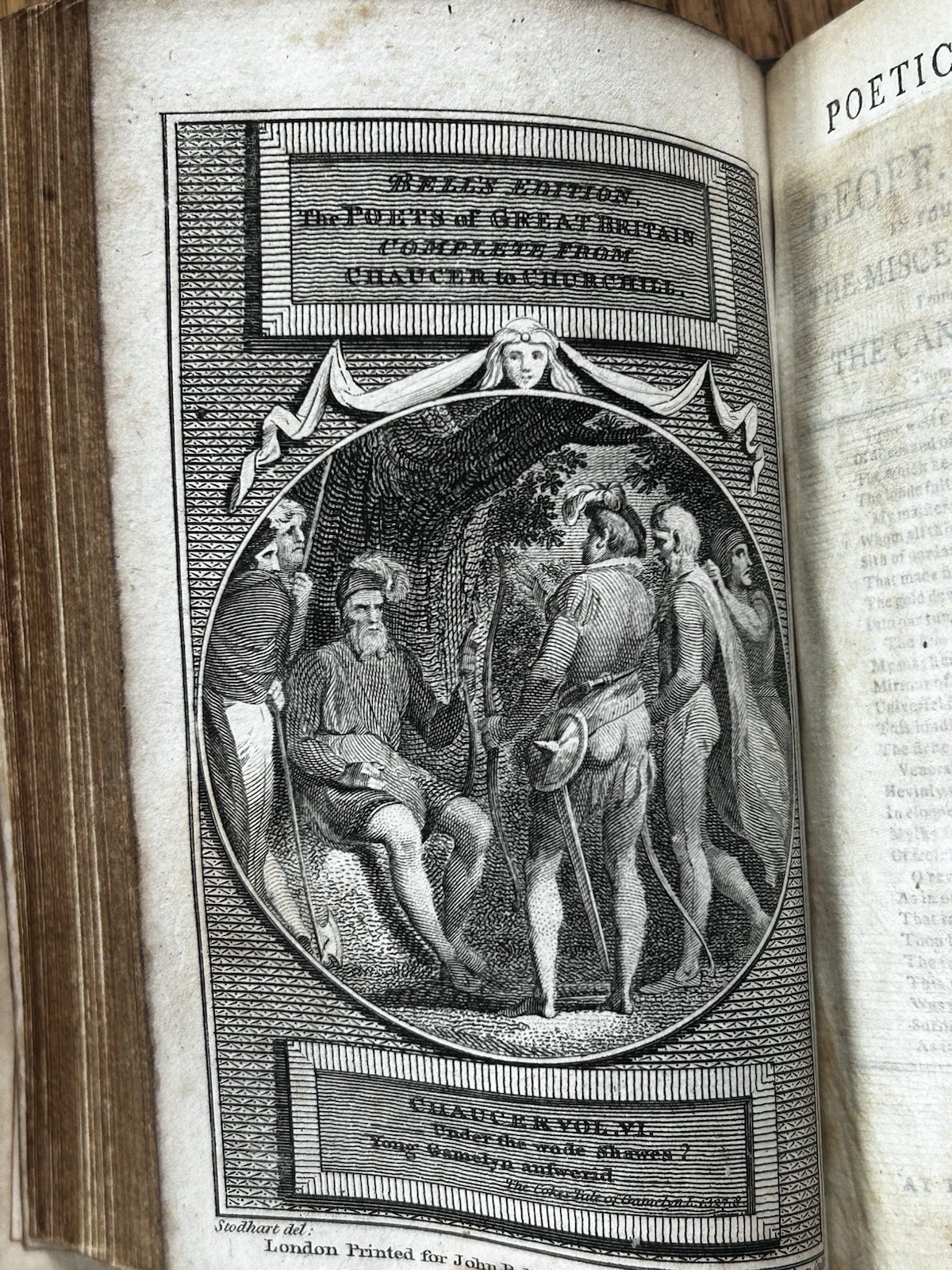FULL SET The Poetical Works of Chaucer – Apollo Press Bell 1782 – 14 vols in 7