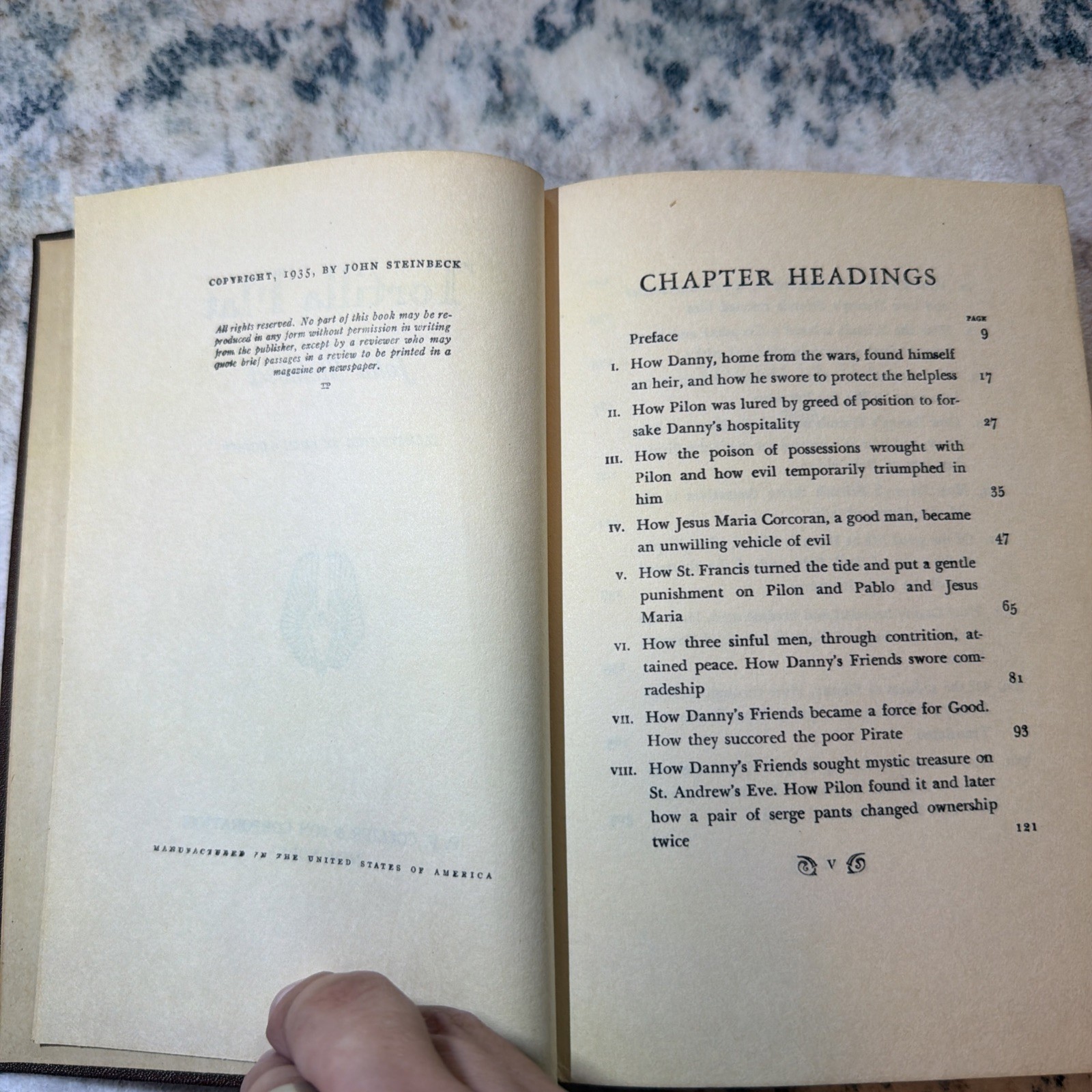 John Steinbeck Collier 1935-1942 Set Of 6 Hardcover Books Vintage