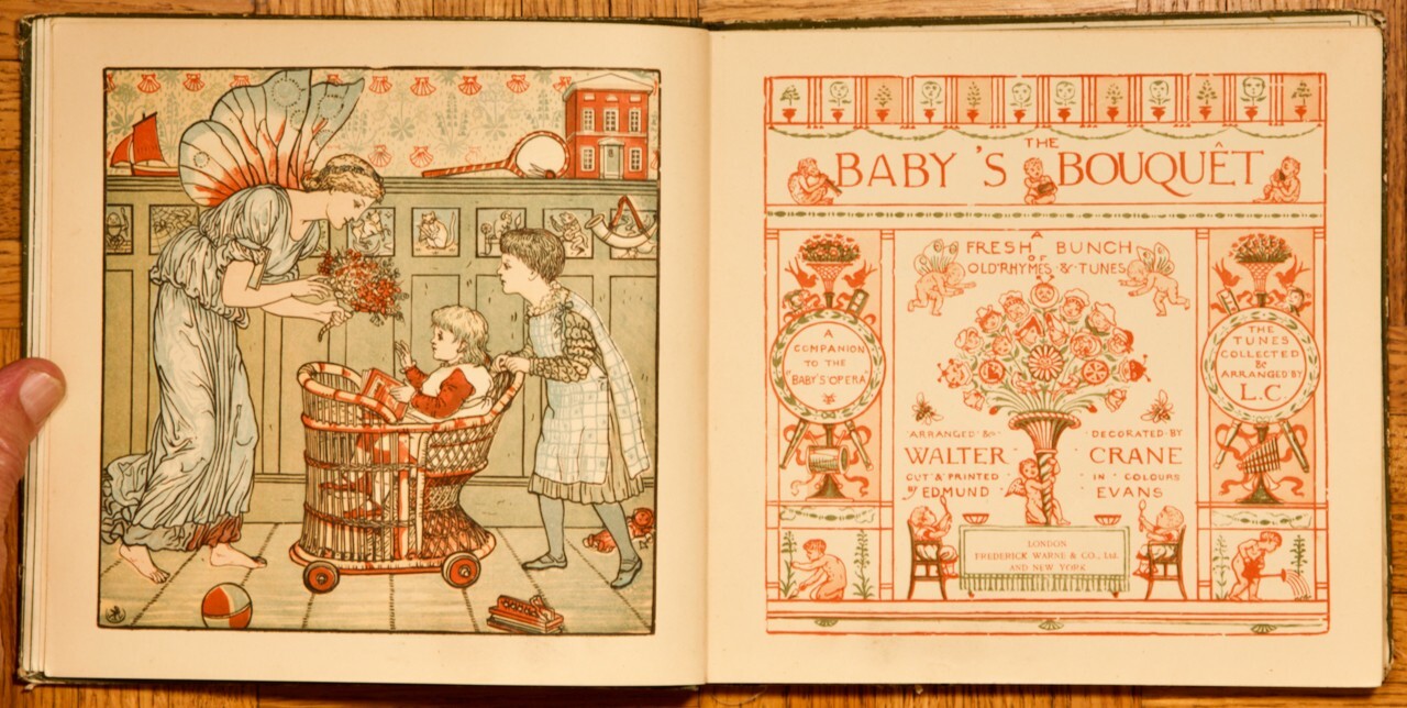 1878? 1st? HC; The Baby’s Bouquet by Walter Crane; Frederick Warne & CO.