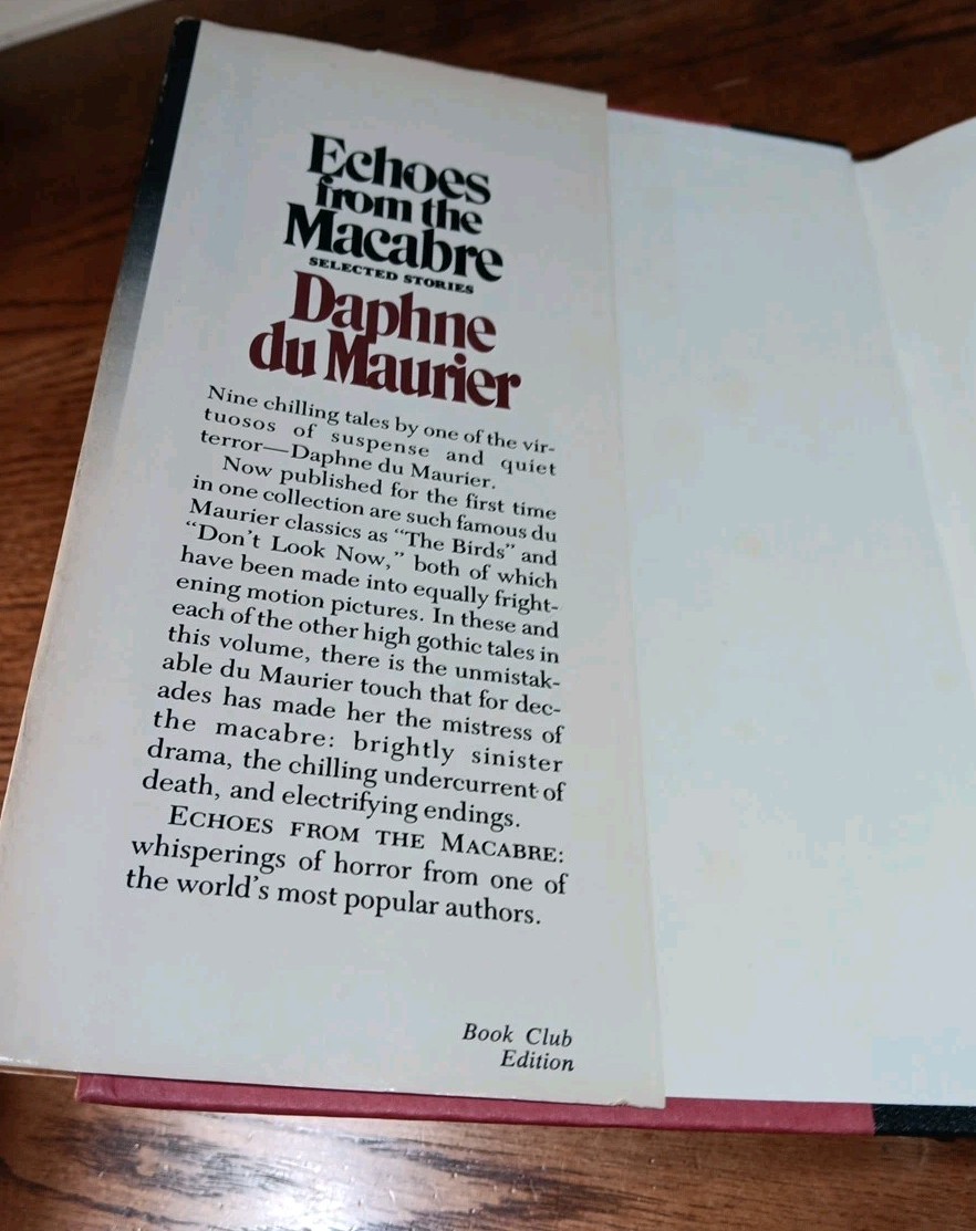 DAPHNE DU MAURIER Echoes from the Macabre 1976 Doubleday HC/DJ