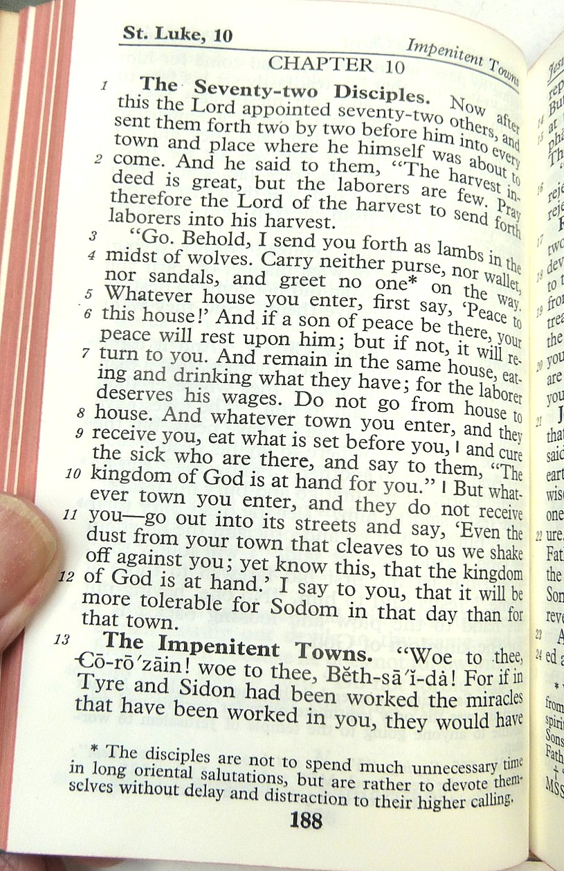 Catholic 1960 THE NEW TESTAMENT–CONFRATERNITY VERSION, HB, Illus., 816 pgs.