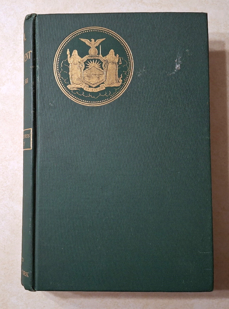 New York State Council Appointment Military Minutes Antique NY History Vintage