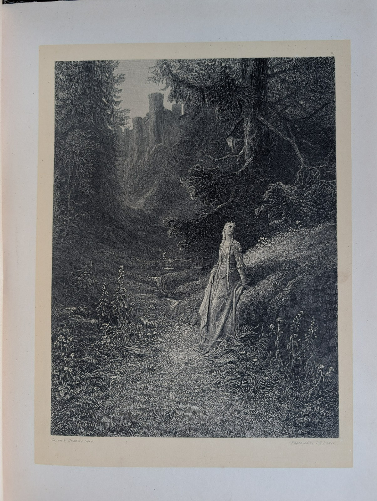 The Story of Elaine Lily Maid of Astolat 1871 Nine Gustave Dore Illustrations