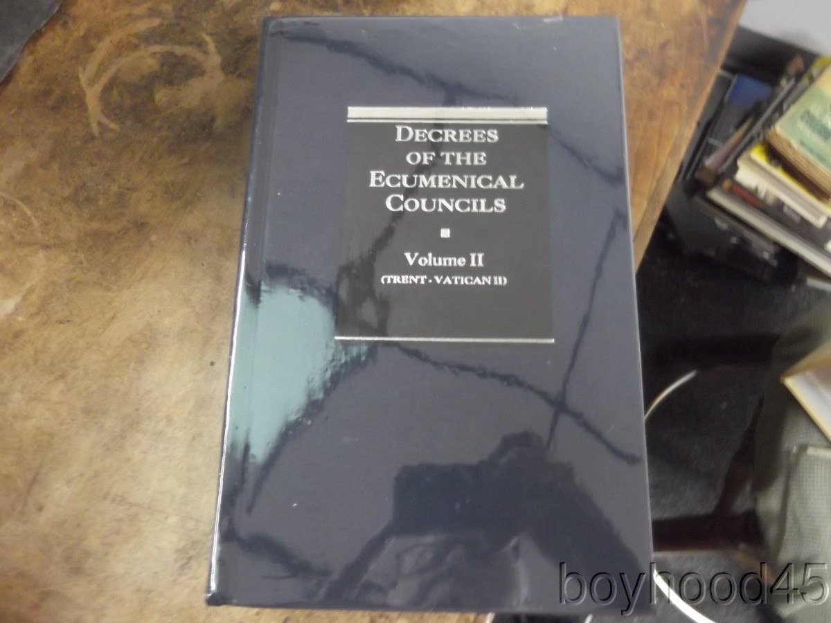Decrees of the Ecumenical Councils ed. by Norman P. Tanner–2 V. Boxed Set-RARE