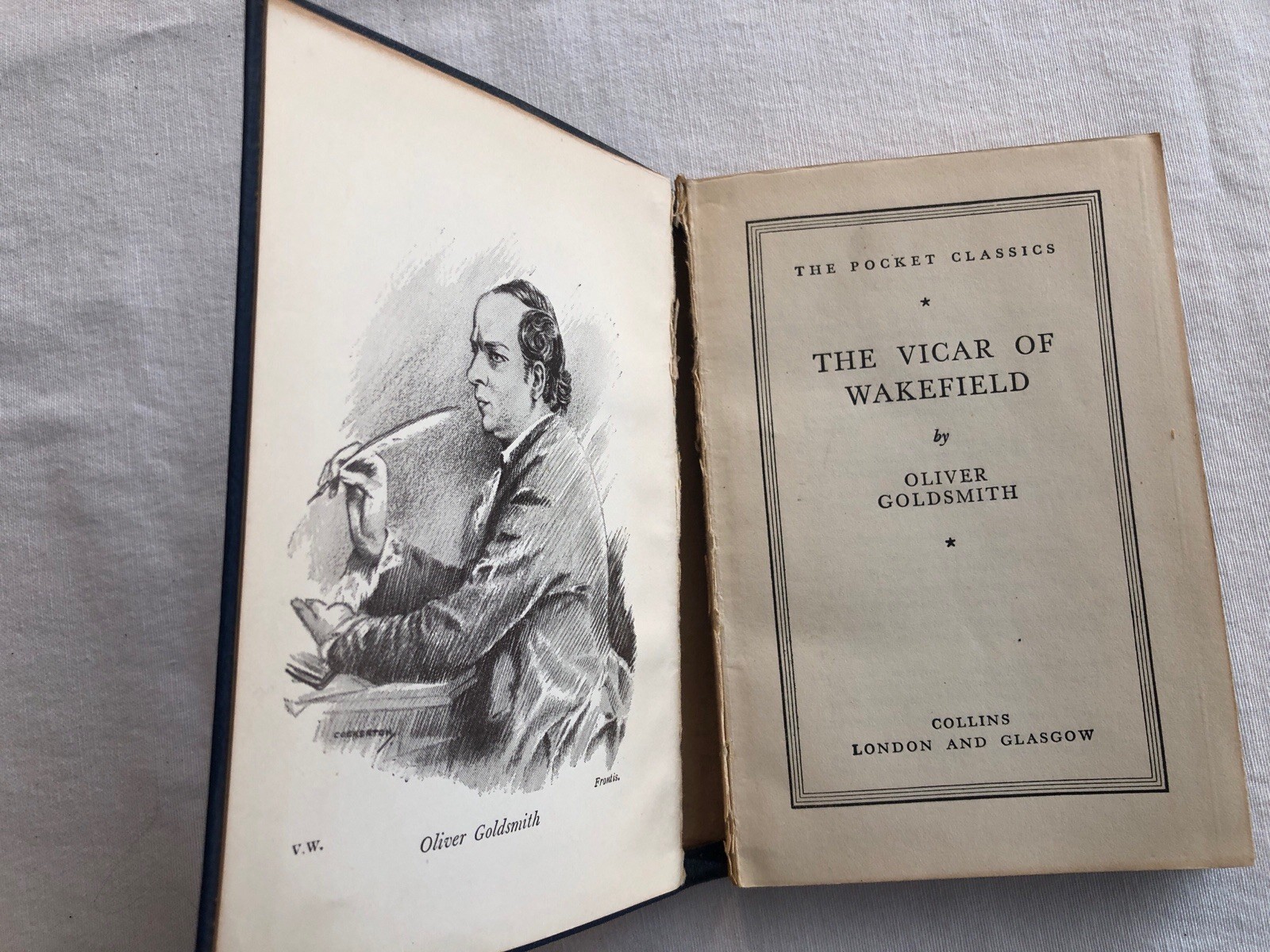 VTG Collins Clear-Type Press Book Lot of 3 (Hardcover)