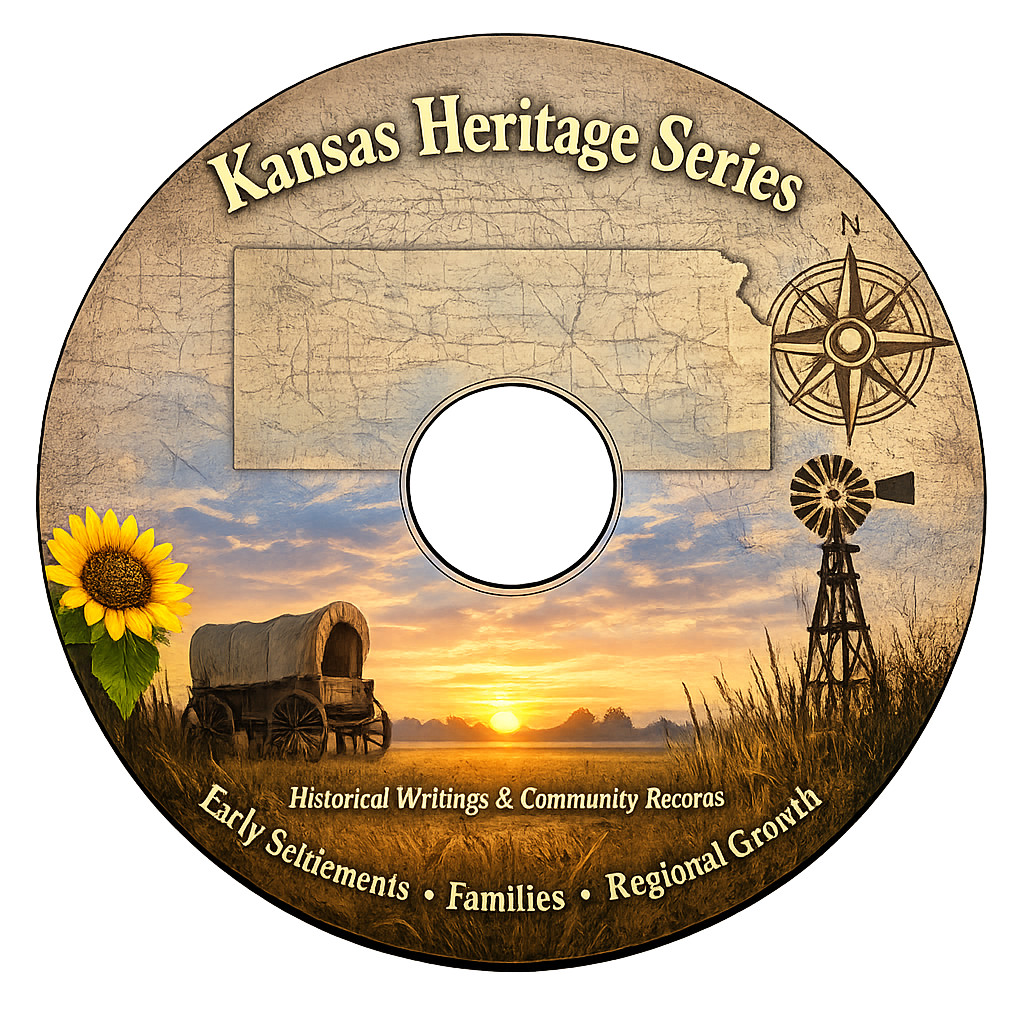 Kansas Genealogy & Local History DVD – Early Settlements and Civic Growth