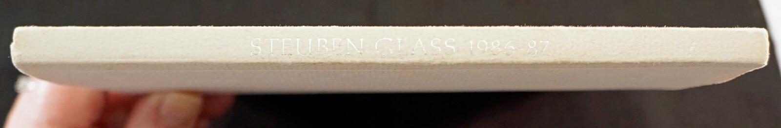 STEUBEN GLASS 1986 Softcover Book / Catalog Order form