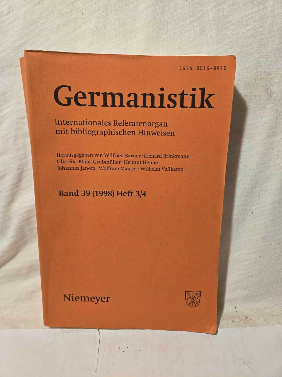 5 Volumes Germanistik 1997 – 1998
