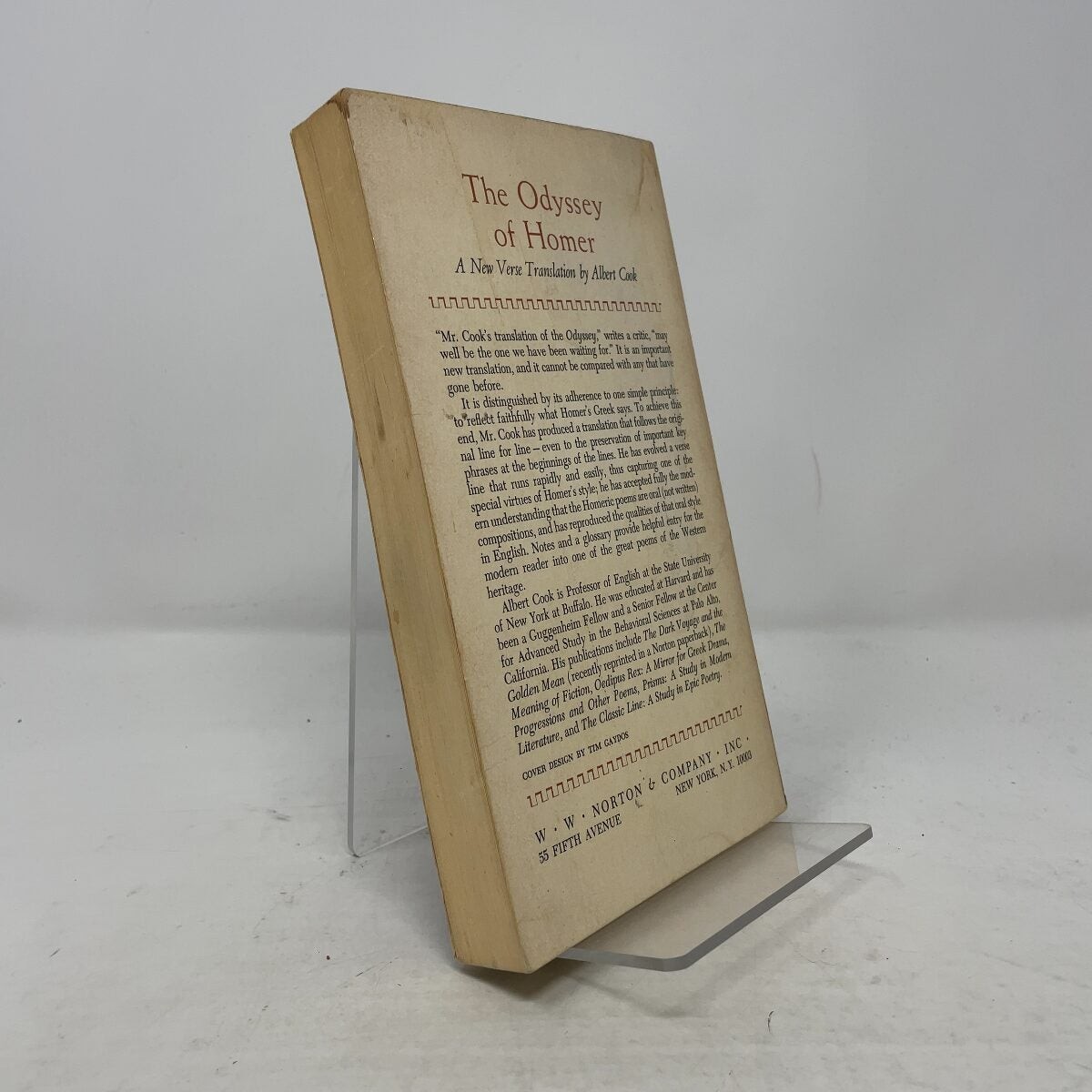 Homer by Homer PB First Edition Very Good 1967