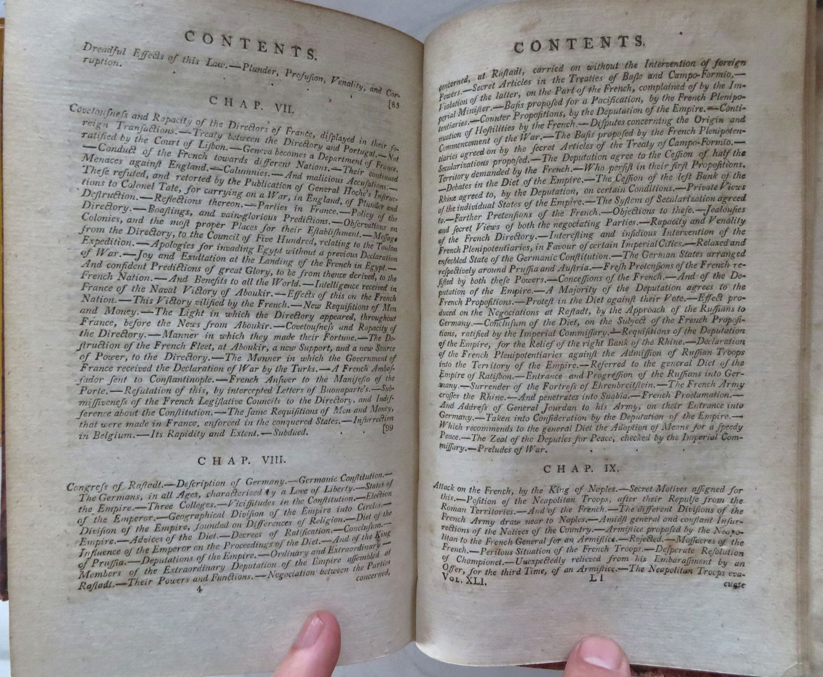 Annual Register 1799 European History Politics Literature people leather book