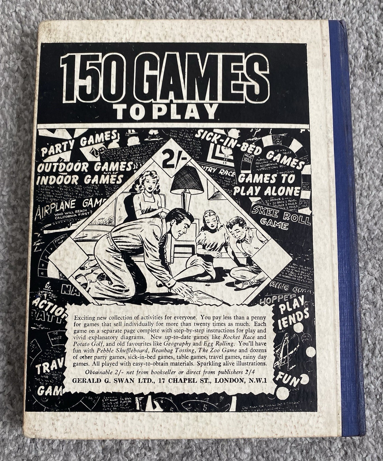 1955 Schoolgirls’ Album hardback vintage book