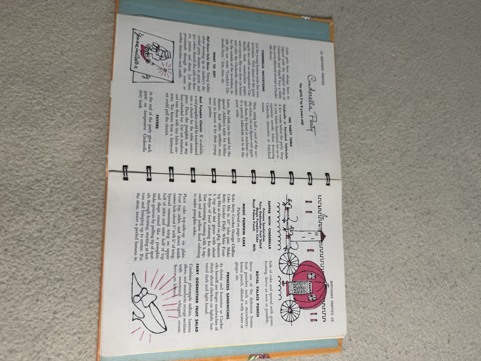 Vintage 60s Betty Crocker Cook Book Party First Printing Nostalgia Mom Gift