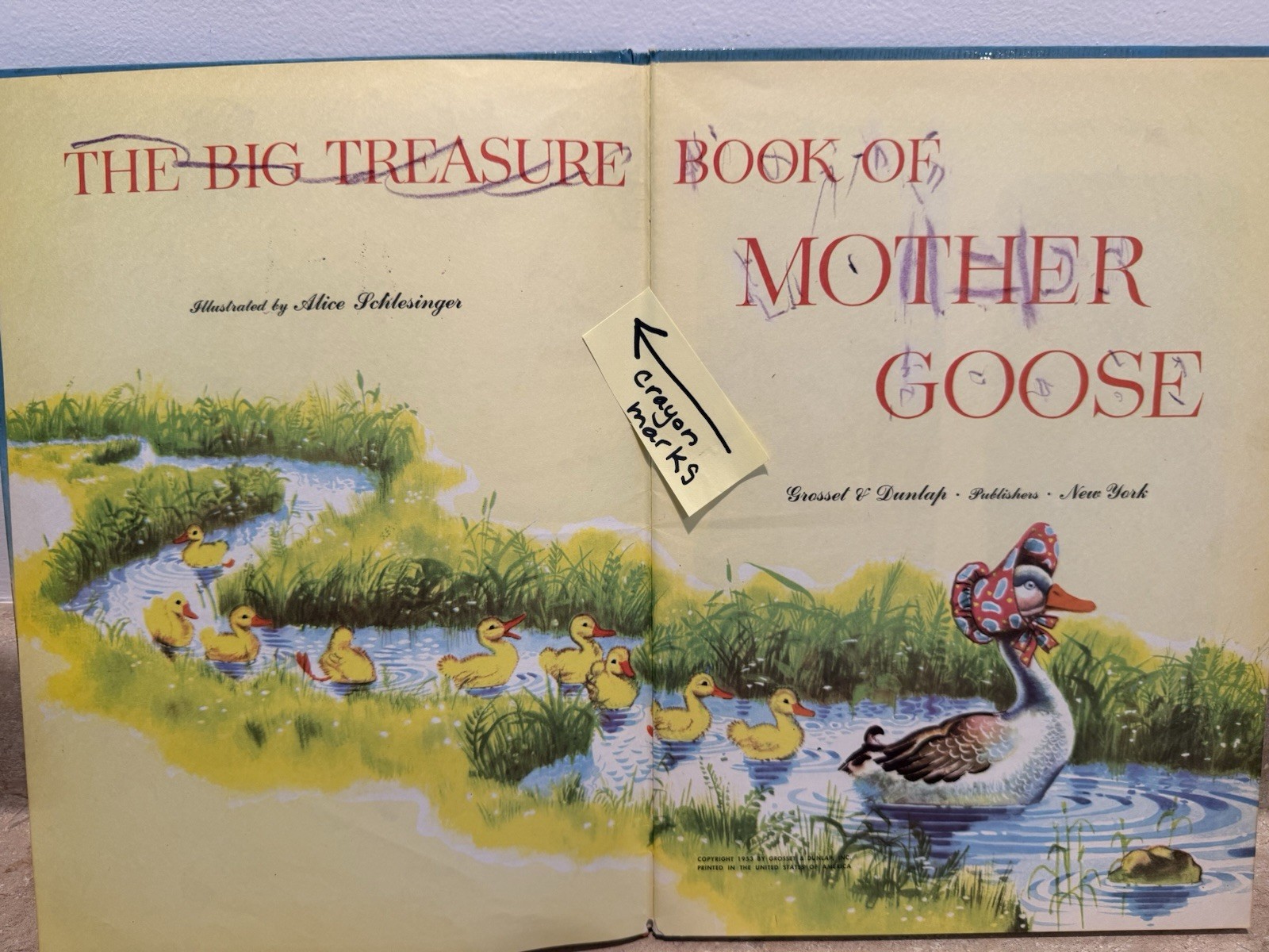 3 Large Vintage Children’s Books 1953 & 1966 2 Golden Press & 1 Grosset & Dunlap