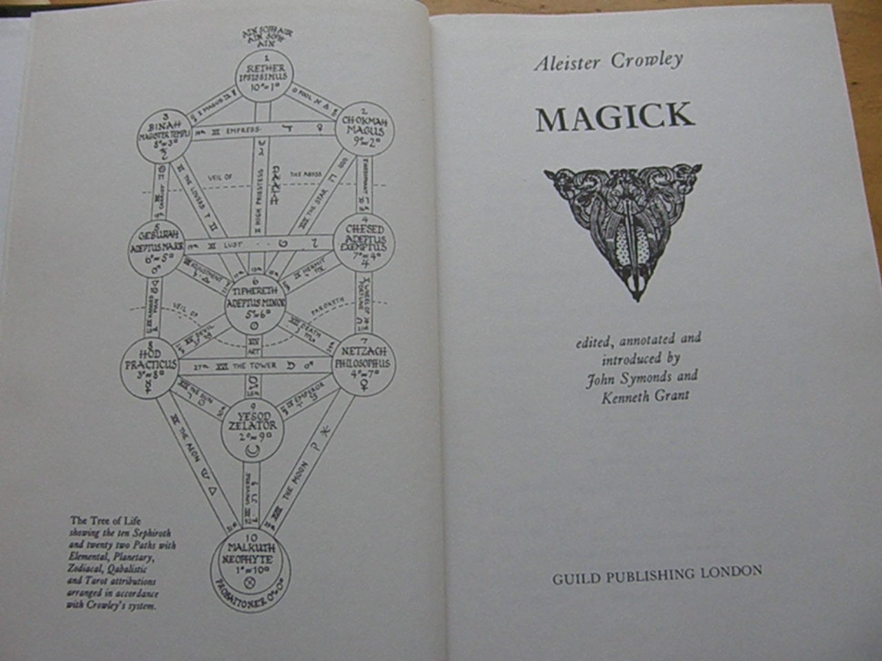 Magick – Aleister Crowley KABBALAH OCCULT MAGIC WITCHCRAFT GRIMOIRE MYTH LEGEND
