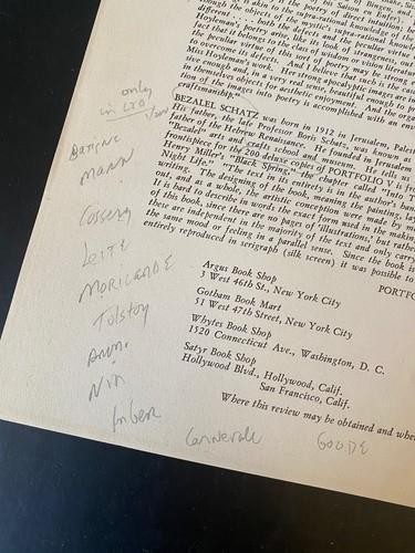 PORTFOLIO V Spring 1947 Black Sun Press Poetry incl MAN RAY, ANAIS NIN Rarities