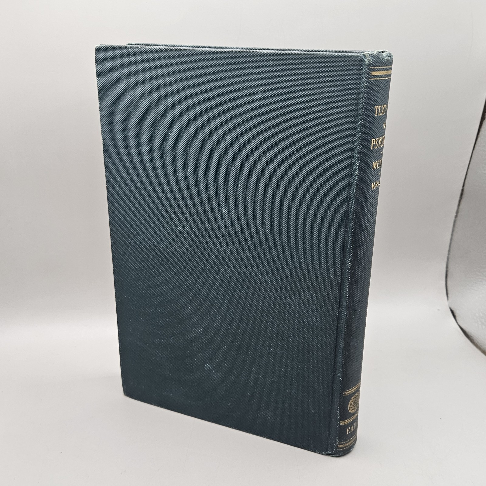 1907 Text-Book of Psychiatry Psychological Study of Insanity by Mendel