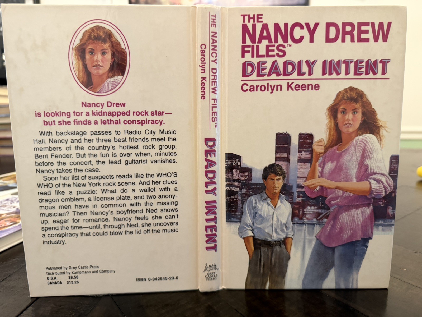 Nancy Drew Files – Hardcover Complete 10 Book Set Grey Castle Press Like New