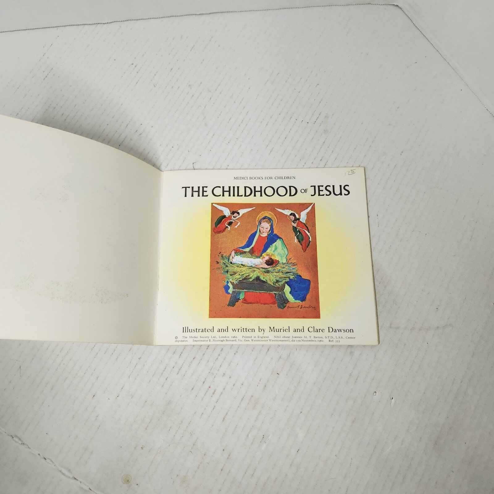 The Childhood of Jesus Muriel & Clare Dawson VTG Religious Children’s Paperback