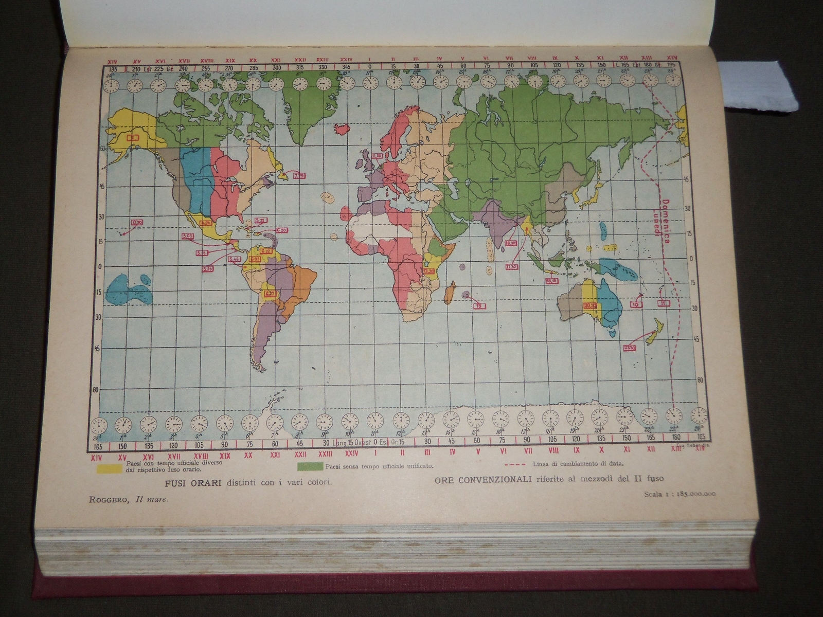 1928 IL MARE BOOK BY EGISTO ROGGERO – ITALIAN – GREAT MAPS – KD 4919