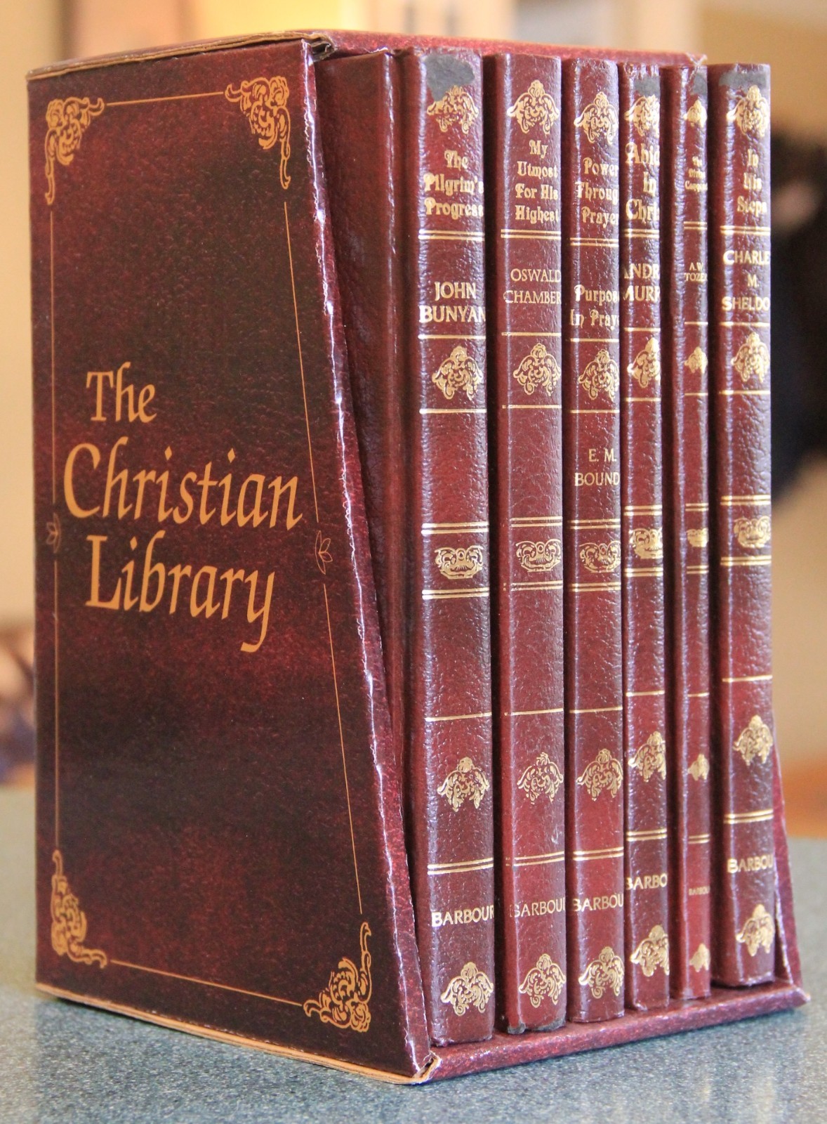The Christian Library, 6 vols. slipcase, Bunyan, Chambers, Murray, Tozer, et al.