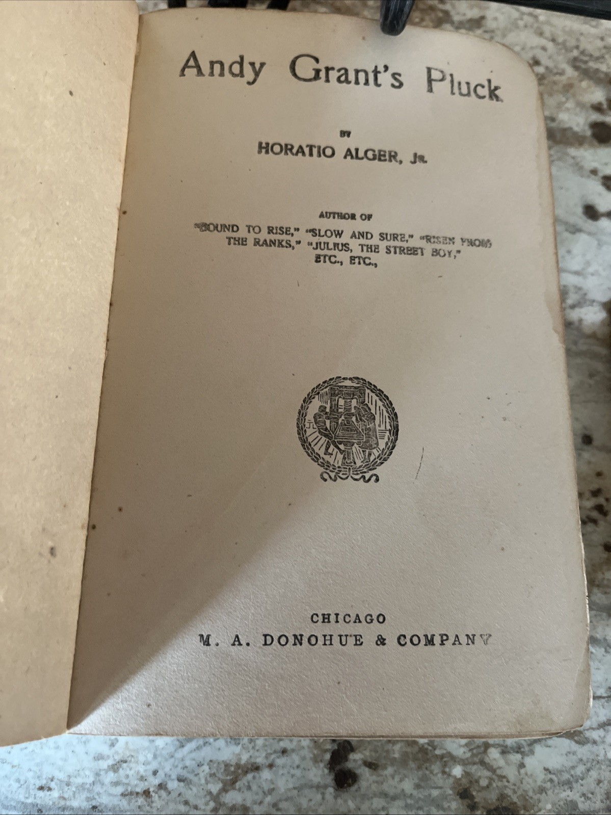 Horatio Alger Jr – 6 vintage hardcover. Books; From early 1900’s