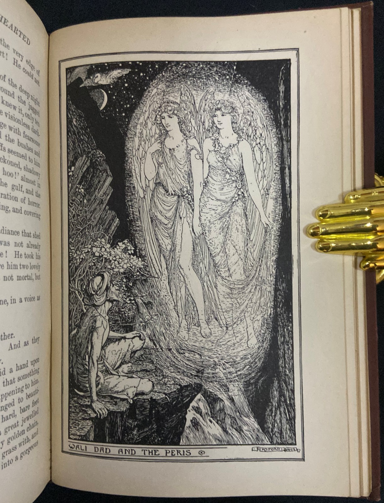 1910 THE BROWN FAIRY BOOK Fairy Tales ANDREW LANG Antique Art Nouveau Binding