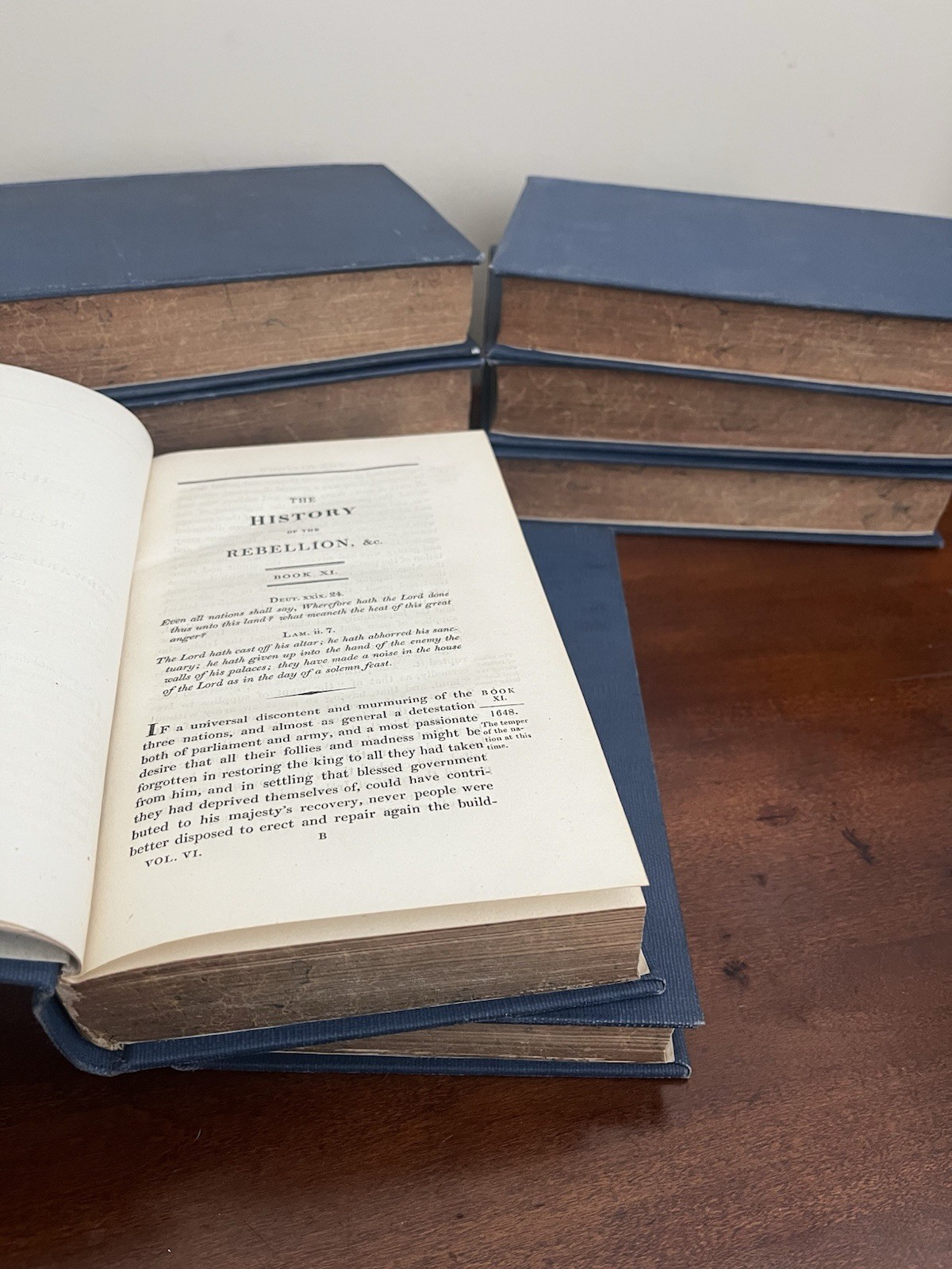 CLARENDON’S REBELLION 1826 VOLUMES 1-8