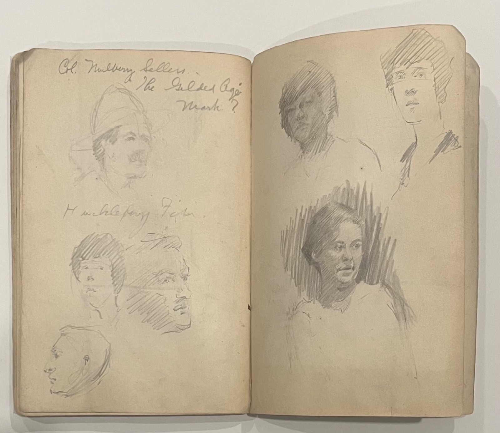 Antique Donald Mills (B. 1896) American Sketchbooks of Drawings