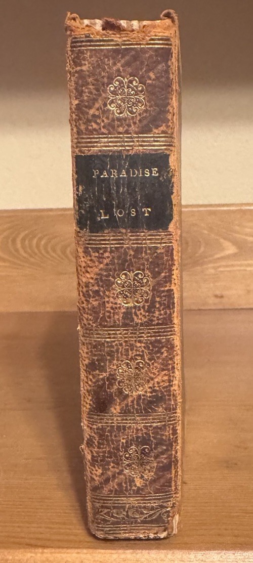 1819 Paradise Lost by JOHN MILTON *SCARCE* Early American Imprint – Sheepskin