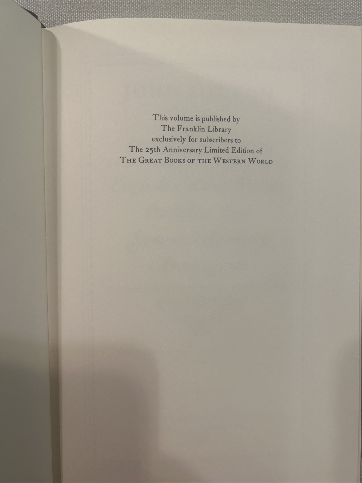 Great Books of the Western World: John Milton – Franklin Library 1978