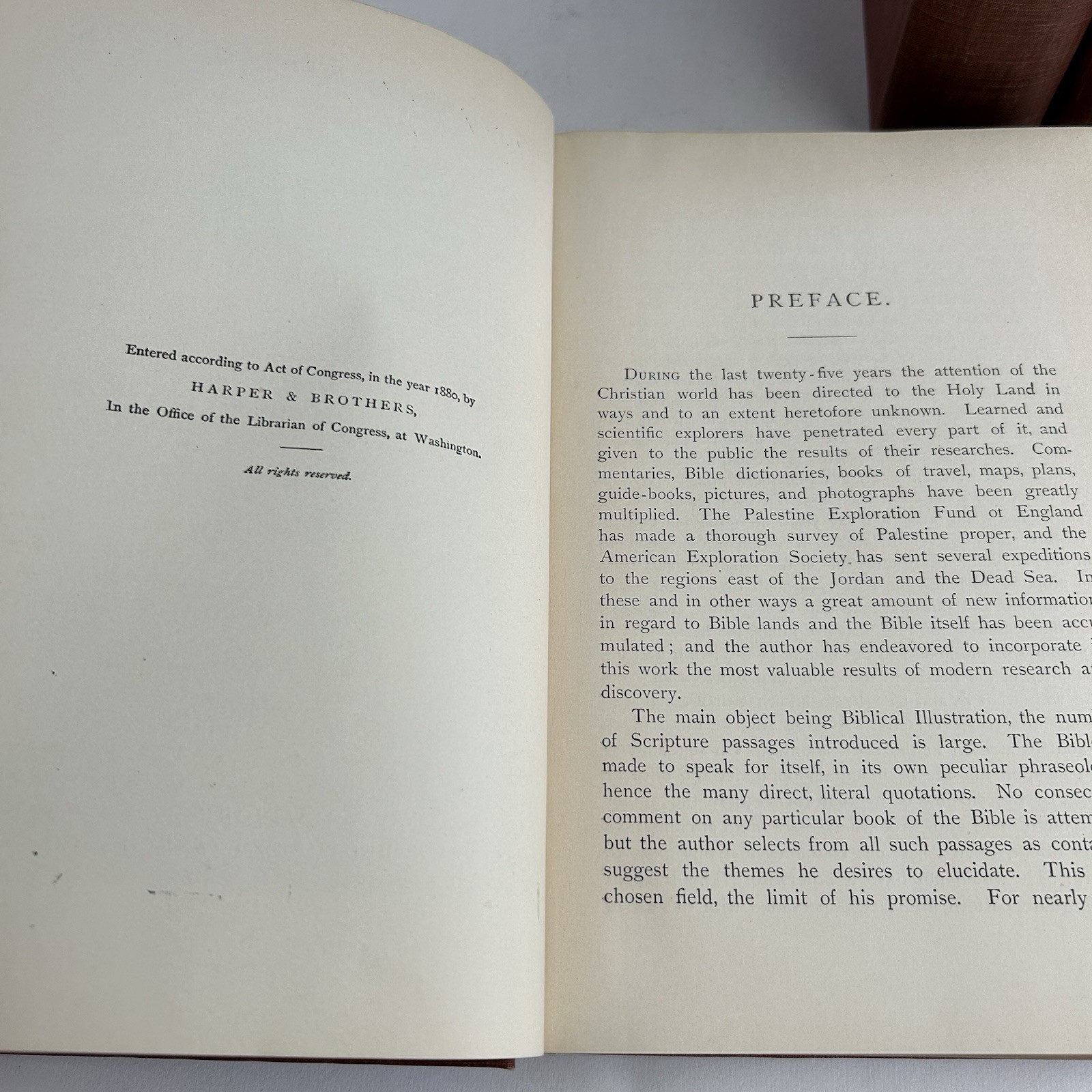 The Land And The Book Vol. I II & III 1880-1185 W.M. Thomson Antique Religion