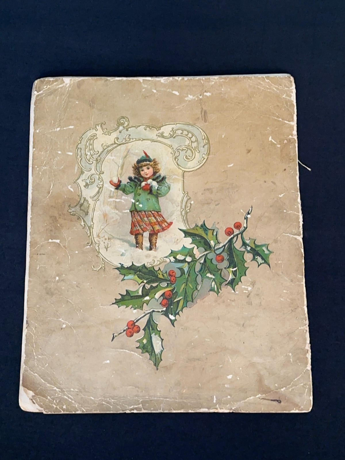 Original Antique 1896 Santa ‘The Night Before Christmas’ McLoughlin Bros Scarce!