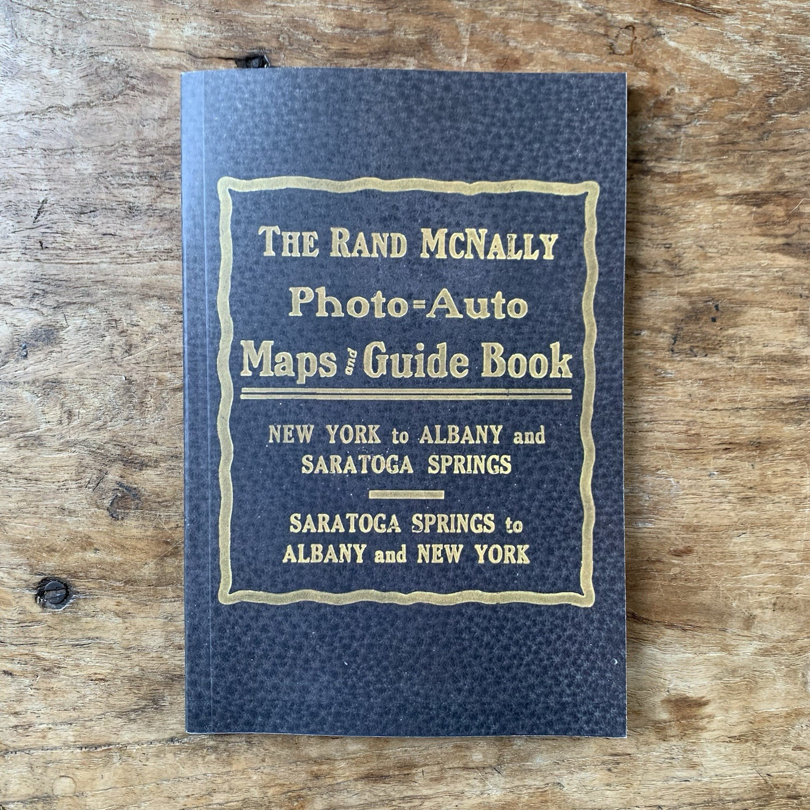 1907 Rand McNally Photo Auto Maps and Guide Book New York to Albany / Facsimile
