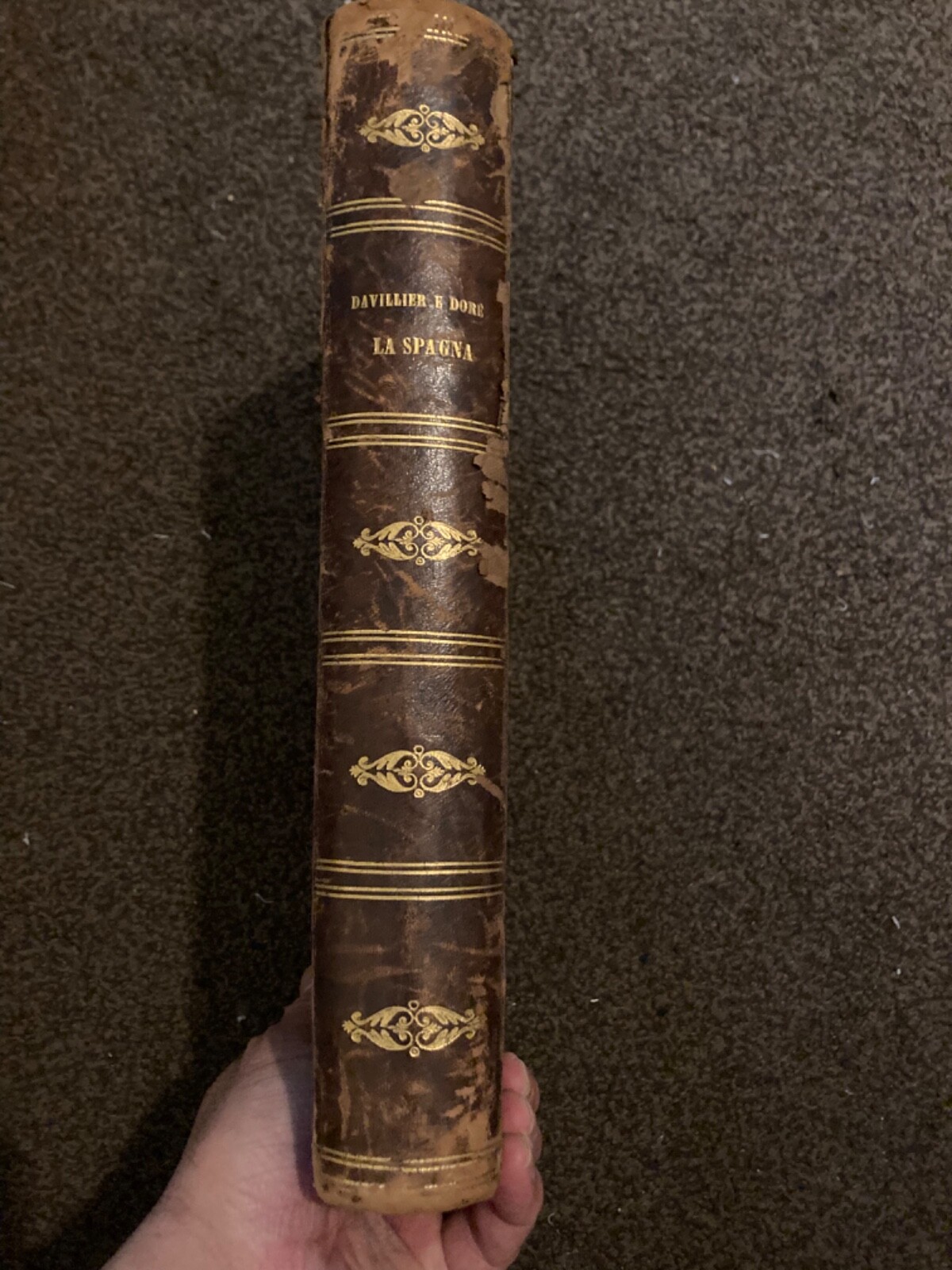 DAVILLIER B DORE LA SPAGNA Hardback large Book